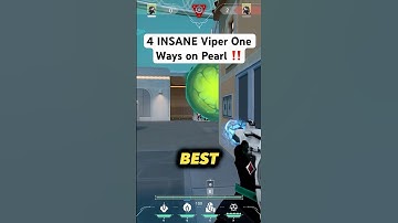 BEST One Way Smokes For VIPER MAINS on Pearl #valorant
