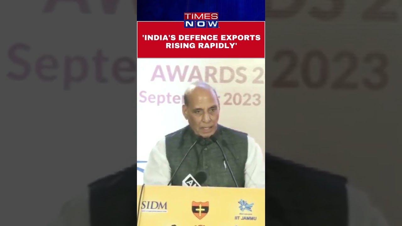 Rajnath Singh: &ldquo;Defence Export Record Crossed Rs 16000 Crores In Last Financial Year&rdquo; #shorts