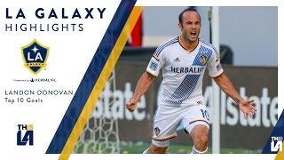 Highlights Top 10 Landon Donovan Goals For The La Galaxy