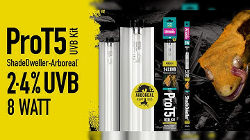 NEW! ShadeDwellerPro-Arboreal UV-B KITS for Crepuscular species in reduced height enclosures.