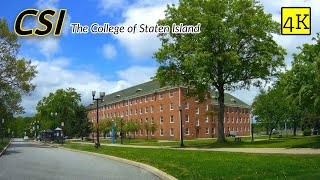 [4K] Raw Video - The College of Staten Island Driving Tour - CSI New York