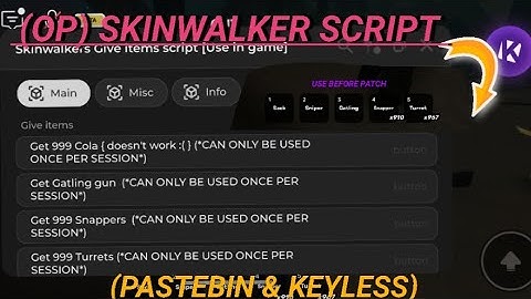 (BEST) Roblox Skinwalker Script | Free Items, Auto Functions & More! [Keyless + USE BEFORE PATCH]
