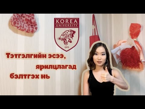 Солонгос улсад бүрэн тэтгэлэгтэйгээр суралцах нь // everything you need to know