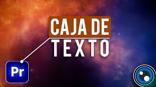 Crear CAJAS de TEXTO Lower Third en Premiere Pro / Tutorial