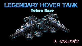 War Commander - Legendary Hover Tank Token Base.