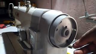 singer industrial sewing machine open and repairing 141G full prosece in hindi me