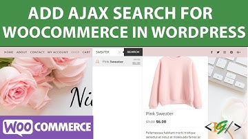 How to Add Ajax Search for Woocommerce in WordPress | Autocomplete Woocommerce Product Search Bar