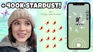 Mive Stardust During Grookey Community Day Shiny Hatches, Shiny Backgrounds & Insane Stardust