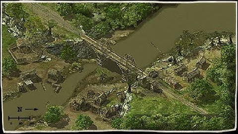 Commandos 2 - HD Remaster  Mission:- BRIDGE OVER THE RIVER KWAI