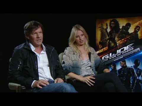 Dennis Quaid and Karolina Kurkova Talk GI Joe