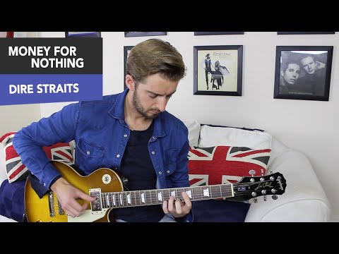 Money For Nothing Guitar Lesson - Dire Straits - Mark Knopfler