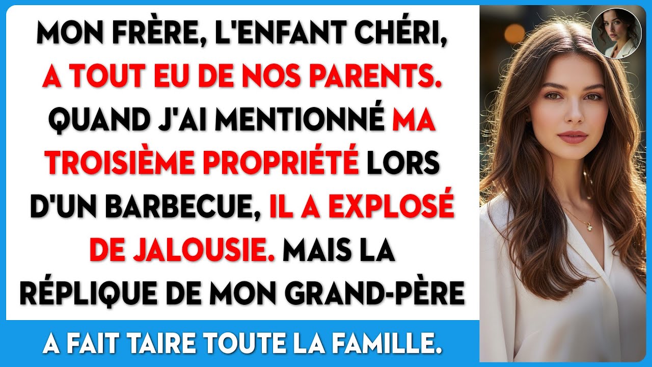 Mon frère, l'enfant chéri, a tout eu : une grande école payée et une BMW à 17 ans.