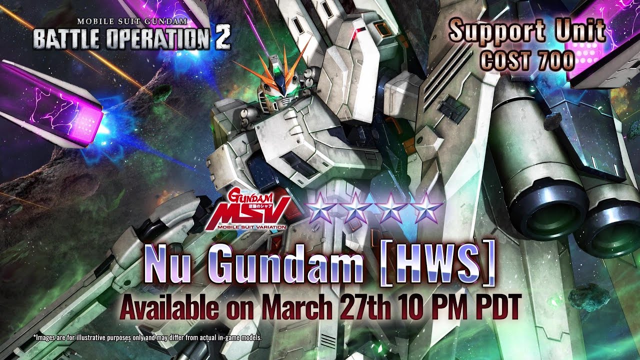 Mobile Suit Gundam Battle Operation 2 – Nu Gundam [HWS] Trailer - YouTube