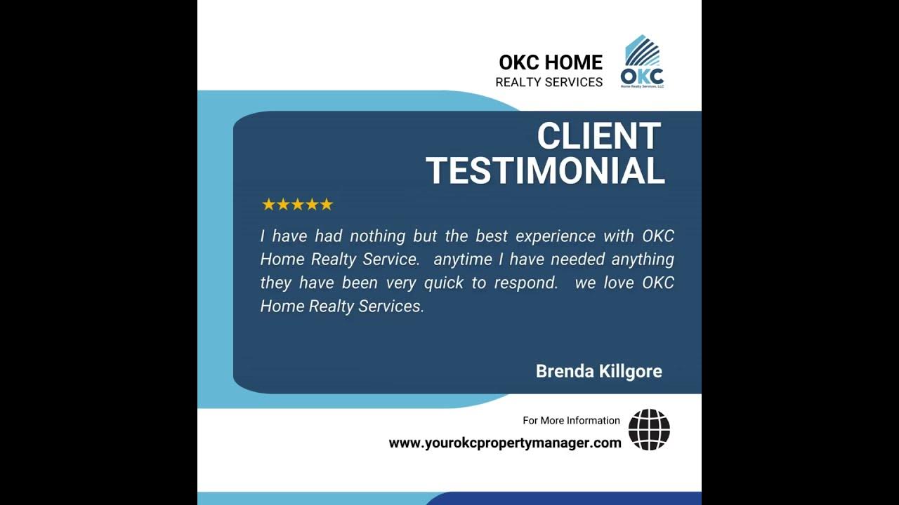 OKC Customer Testimonials Property Management OKC 