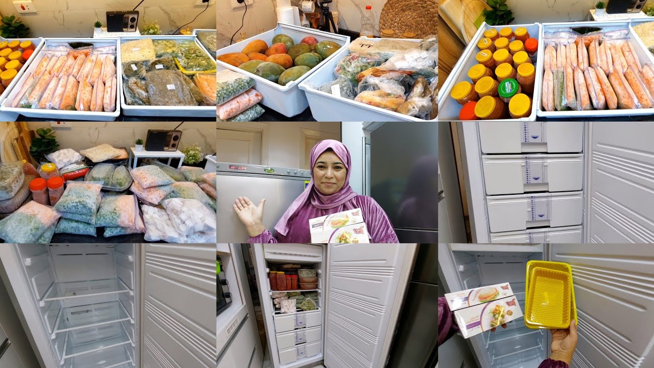 تنظيفات رمضان🌜تجديد وترتيب  الديب فريزر بحيل بسيطة وذكيه نظمت الفريزر قبل رمضان 🌟+نوعه مميزاته عيوبه