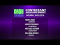 Contestant Announcement March 7 2026 4 25 26