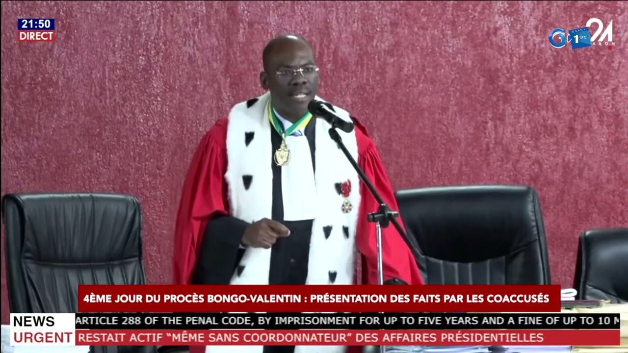 🔴4ème jour du procès BONGO-VALENTIN : présentation des faits par les coaccusés.