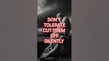7 UNACCEPTABLE Behaviors That Should Never Be Tolerated | Stoic Mindset & Self-Respect