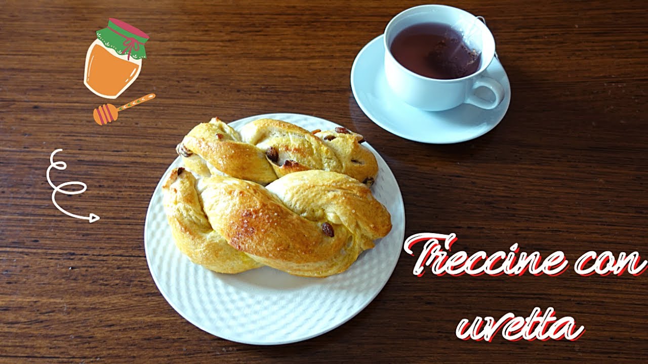 Treccine di pan brioche con uvetta ricetta facile e di successo Braids