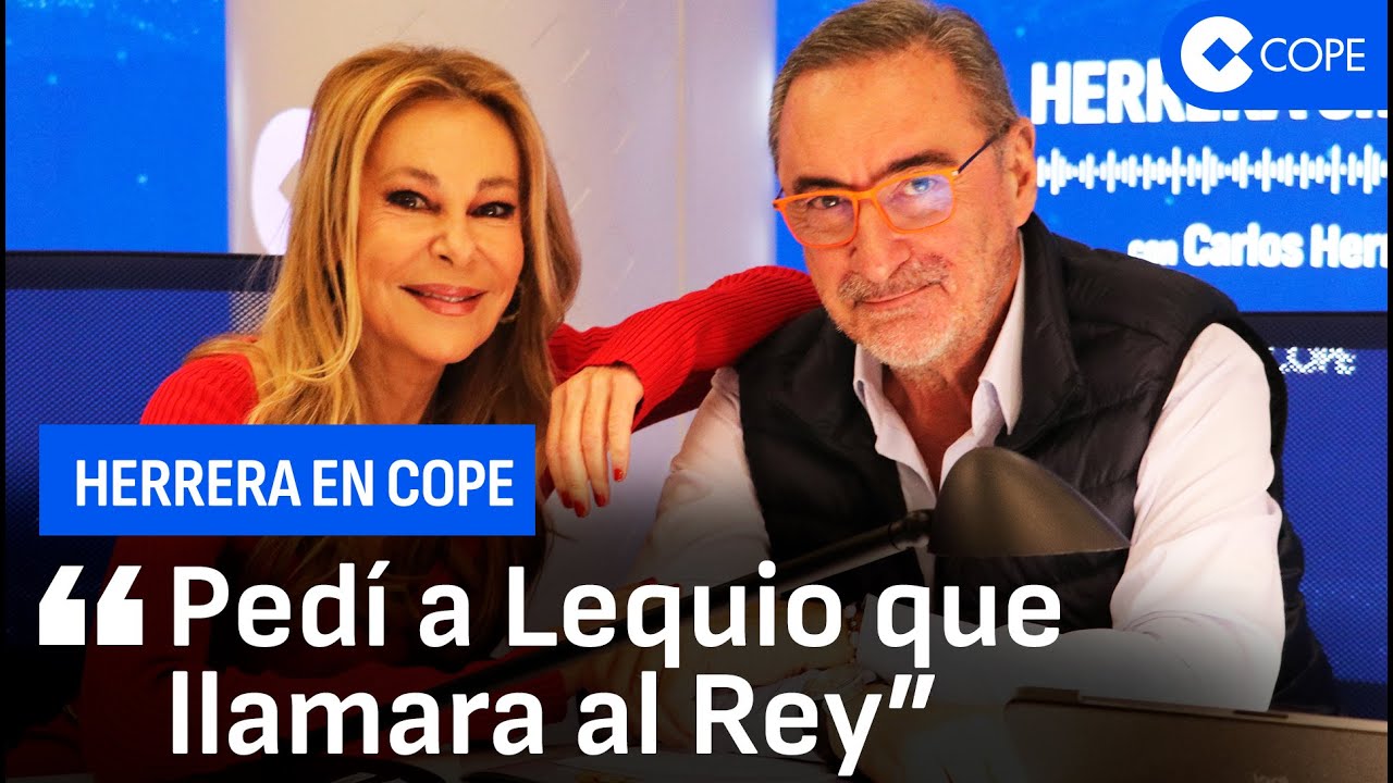 Ana Obregón se emociona con Carlos Herrera: 