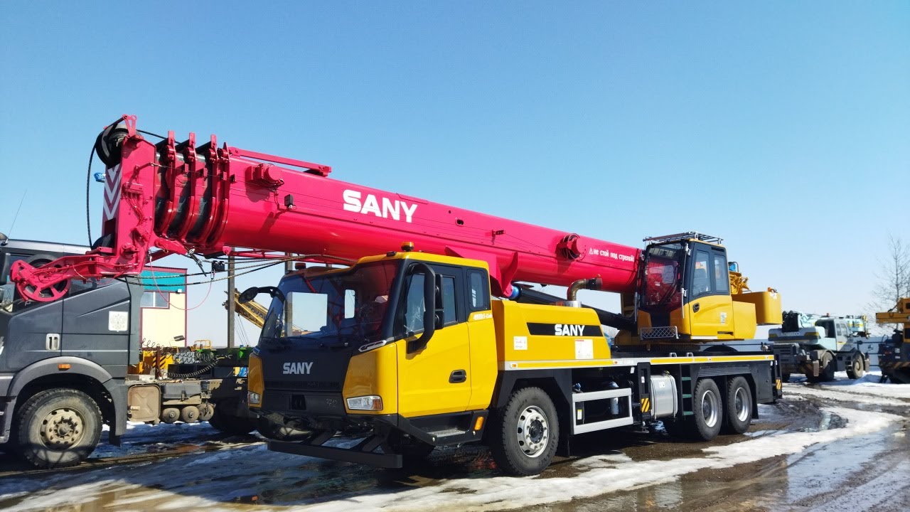 Обзор автомобильного крана Sany STC300T5 (с спальным местом)