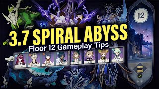 Most picked teams in Genshin Impact 3.7 Spiral Abyss Floor 12