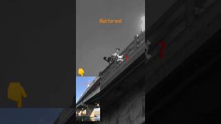 Bridge par kiya gaya hand balance — training aur control ke saath #viral #shortvideo #youtubeshorts