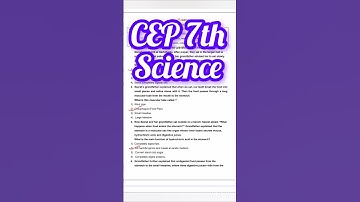 CEP 1st assignment class 7th science #science #class7 #pseb