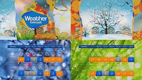 Weather Forecast - After Effects Template