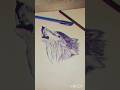 Wolf drawling.#cartoon #cartoondrawing #cartoondrawings #cartoondrawingeasy #cartoondrawingforkids