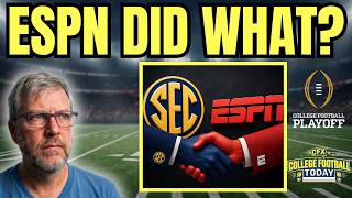 CFB Today ESPN SEC Secret Playoff Deal The Fake LEAK Gets Exposed