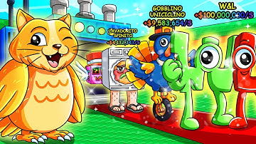 Steal A Brainrot: New BRAINROTS + REBIRTH & Admin Abuse! | Italian Brainrot Animation