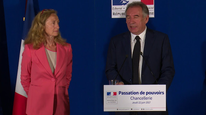 Cérémonie de passation de pouvoirs : Nicole Belloubet succède à François Bayrou