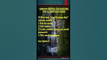 MCQ ON COMPUTER #MCQ #computer #upsc #ssc  #competitiveexams