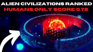 ALIEN Civilizations Ranked. Humans Only Rank Level 0.72 Out Of 7!