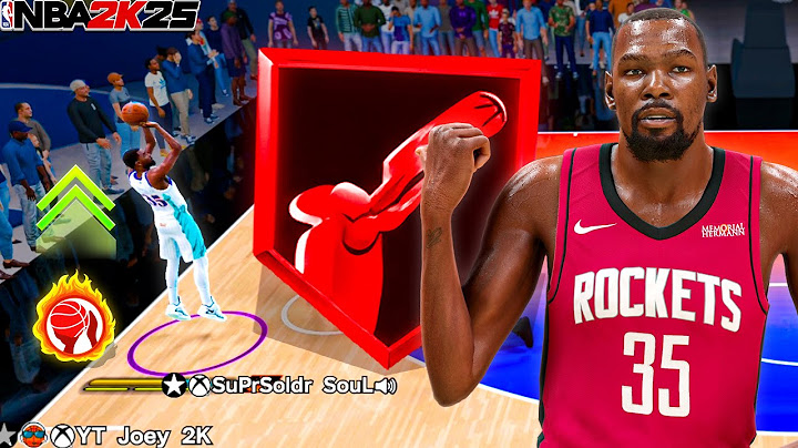 This ROCKETS Kevin Durant Build is a WALKING BUCKET in SOLO REC on NBA 2K25...
