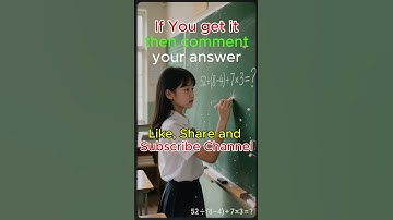 Solve This In 10 Seconds If You’re Smart!  #maths  #shorts