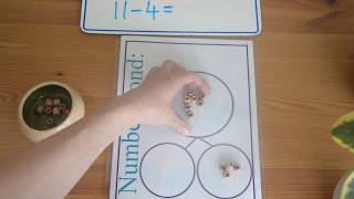Subtraction using part part whole