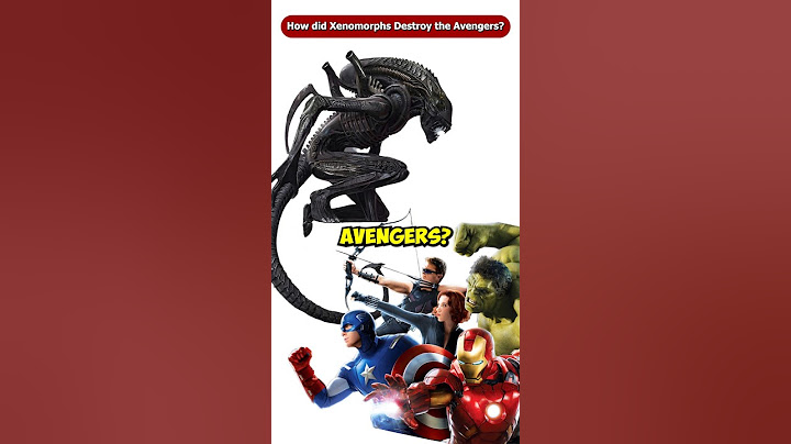 How did the Xenomorphs Destroy the Avengers? #Shorts #Viral #Facehugger