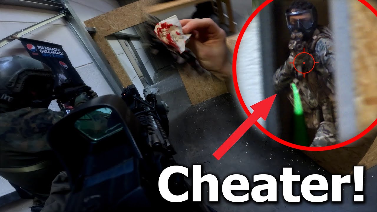 Airsoft Cheater & INJURY - Tactical CQB at Germanys biggest indoor field!
