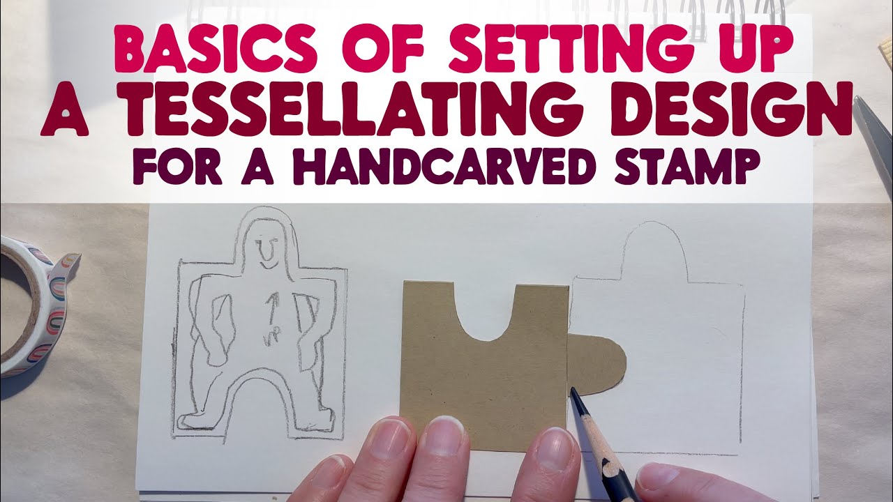 How to Make Tessellations with Simple Bisque Stamps
