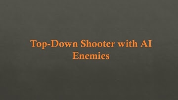 🚀 Top-Down Shooter Game with Smart AI Enemies 🎮 | Capstone Project for Game Dev Mastery