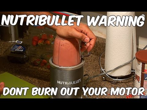 تصویری: چرا NutriBullet من بوی سوختگی می دهد؟