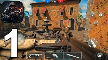 WW2 Frontline 1942: War Game - Gameplay Walkthrough Part 1 Multiplayer Shooter FPS (iOS, Android)