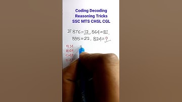 Coding Decoding | Coding Decoding Reasoning Tricks| Reasoning for SSC GD | #shorts