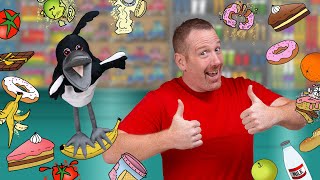 Steve and Maggie Food Game for Kids | Let&#39;s Learn and Play with Steve and Maggie