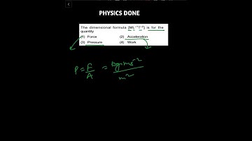 DIMENSIONAL ANALYSIS | UNIT AND DIMENSIONS | ERROR ANALYSIS | CHAPTER 3 #neet #jee  @PHYSICSDONE