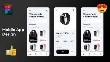 Figma Smart Watch UI Design Tutorial – Beginner to Advanced with Prototype