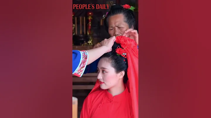 The Mazu's signature hairstyle is a traditional bun on Meizhou Island in Putian - DayDayNews