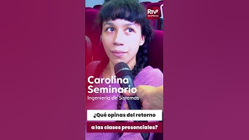 🔴#UNMSM #RetornoAClases Carolina Seminario: "Es la manera en que tenemos que aprender, socializando"